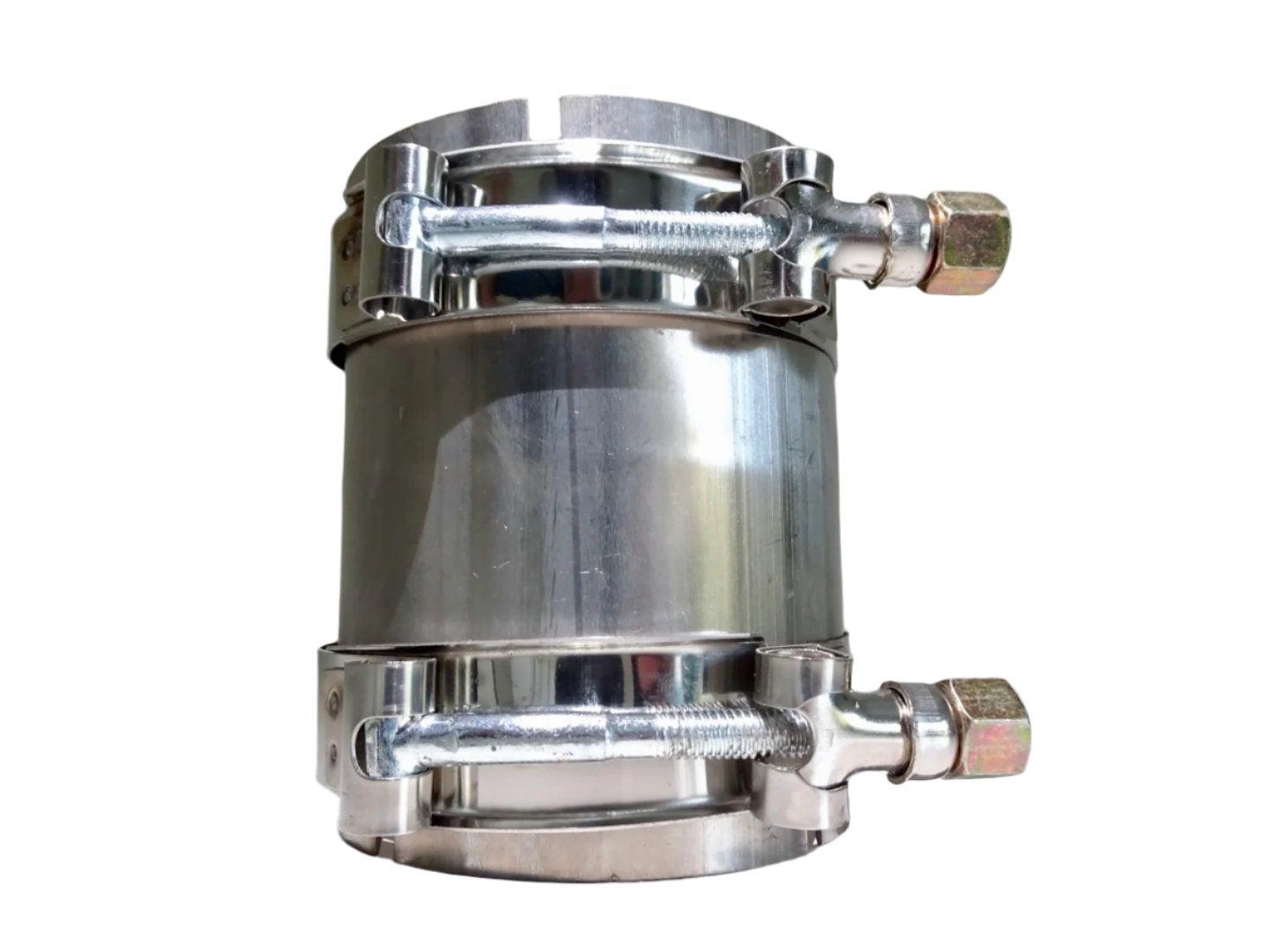 3 " Inch Clamp On Stainless Steel Exhaust Pipe Joiner Connector Sleeve UNIVERSAL