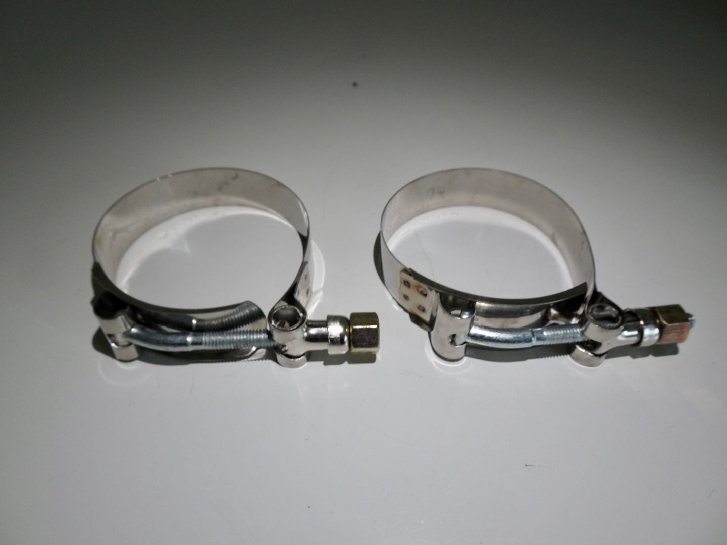 2.5 " Inch Clamp On Stainless Exhaust Pipe Joiner Connector Sleeve UNIVERSAL