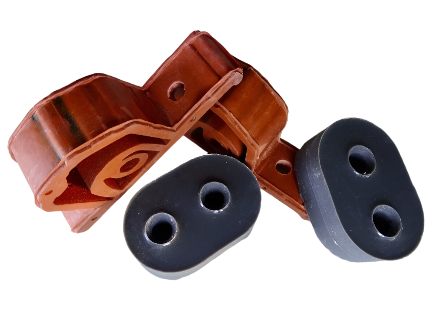 MINI R50 R52 R53 Rear Exhaust Mounts and Poly Rubber Mounts / Hangers / Set of 4