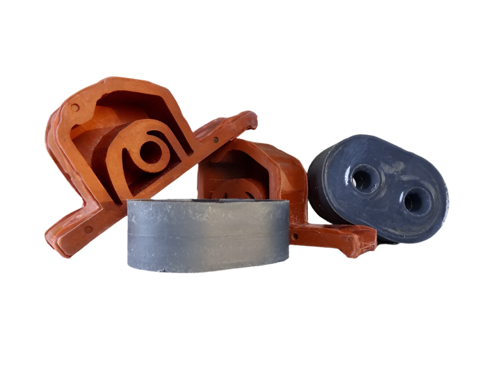MINI R50 R52 R53 Rear Exhaust Mounts and Poly Rubber Mounts / Hangers / Set of 4