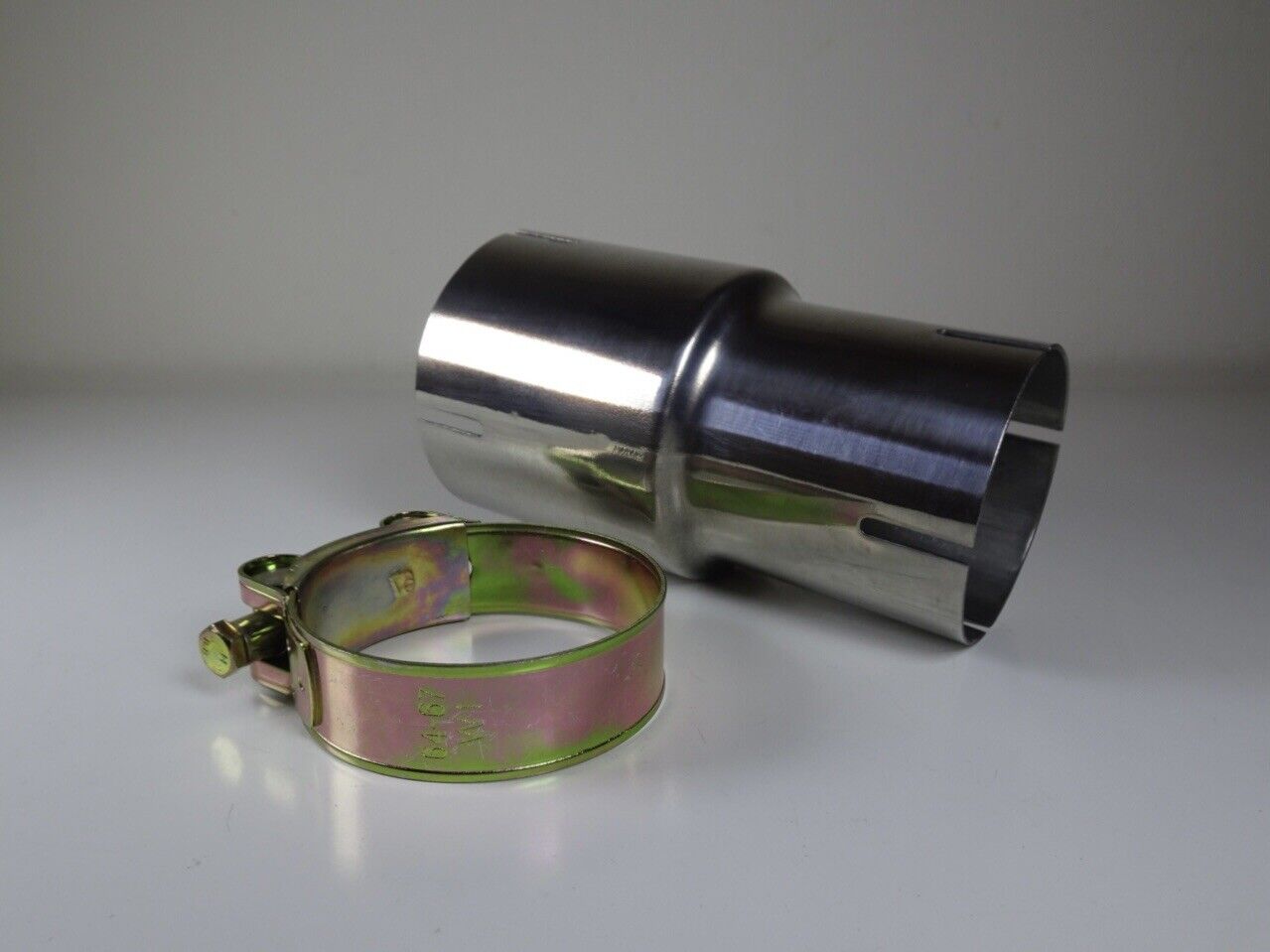 2.5 to 3 “ Inch Exhaust Adapter Joiner Pipe and Clamp VAG Fit UNIVERSAL