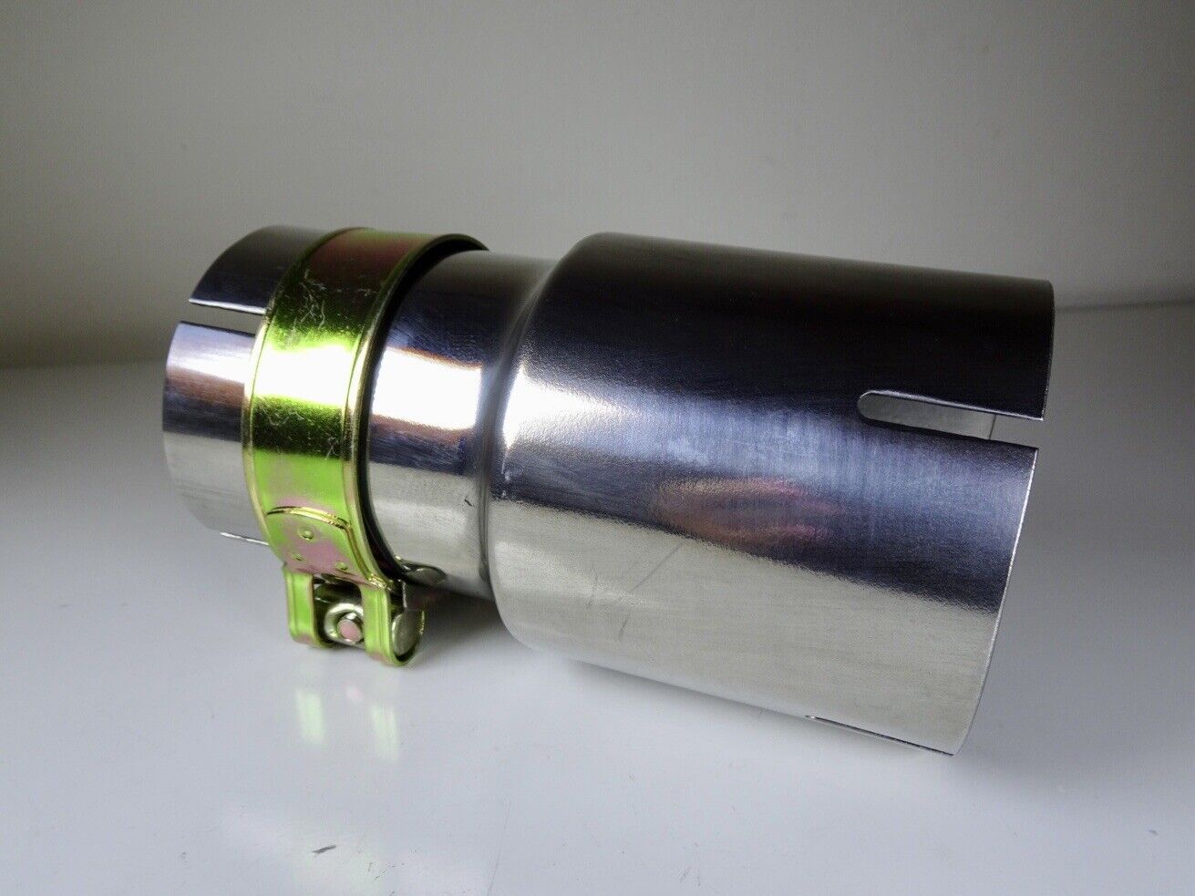 2.5 to 3 “ Inch Exhaust Adapter Joiner Pipe and Clamp VAG Fit UNIVERSAL