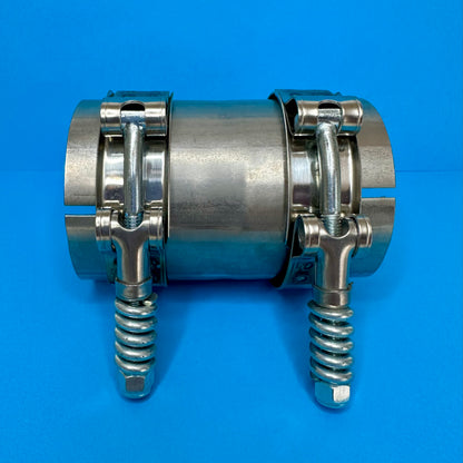 2.5 Inch (63.5 mm) Stainless Steel Clamp-On Exhaust Joiner – Universal Fit Tealka UK