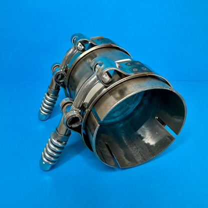 2.5 Inch (63.5 mm) Stainless Steel Clamp-On Exhaust Joiner – Universal Fit Tealka UK