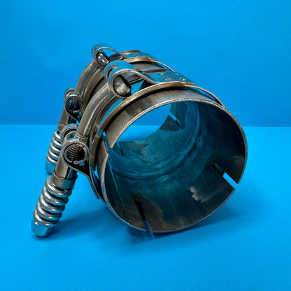 2.5 Inch (63.5 mm) Stainless Steel Clamp-On Exhaust Joiner – Universal Fit Tealka UK