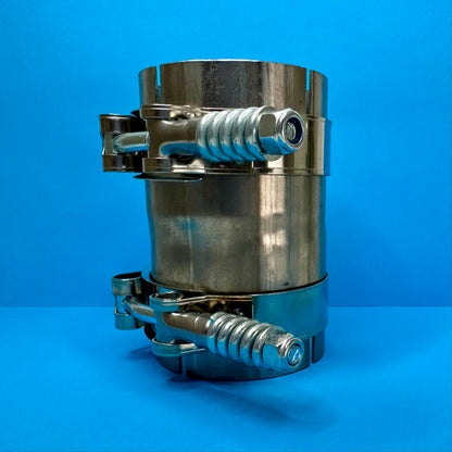 2.5 Inch (63.5 mm) Stainless Steel Clamp-On Exhaust Joiner – Universal Fit Tealka UK