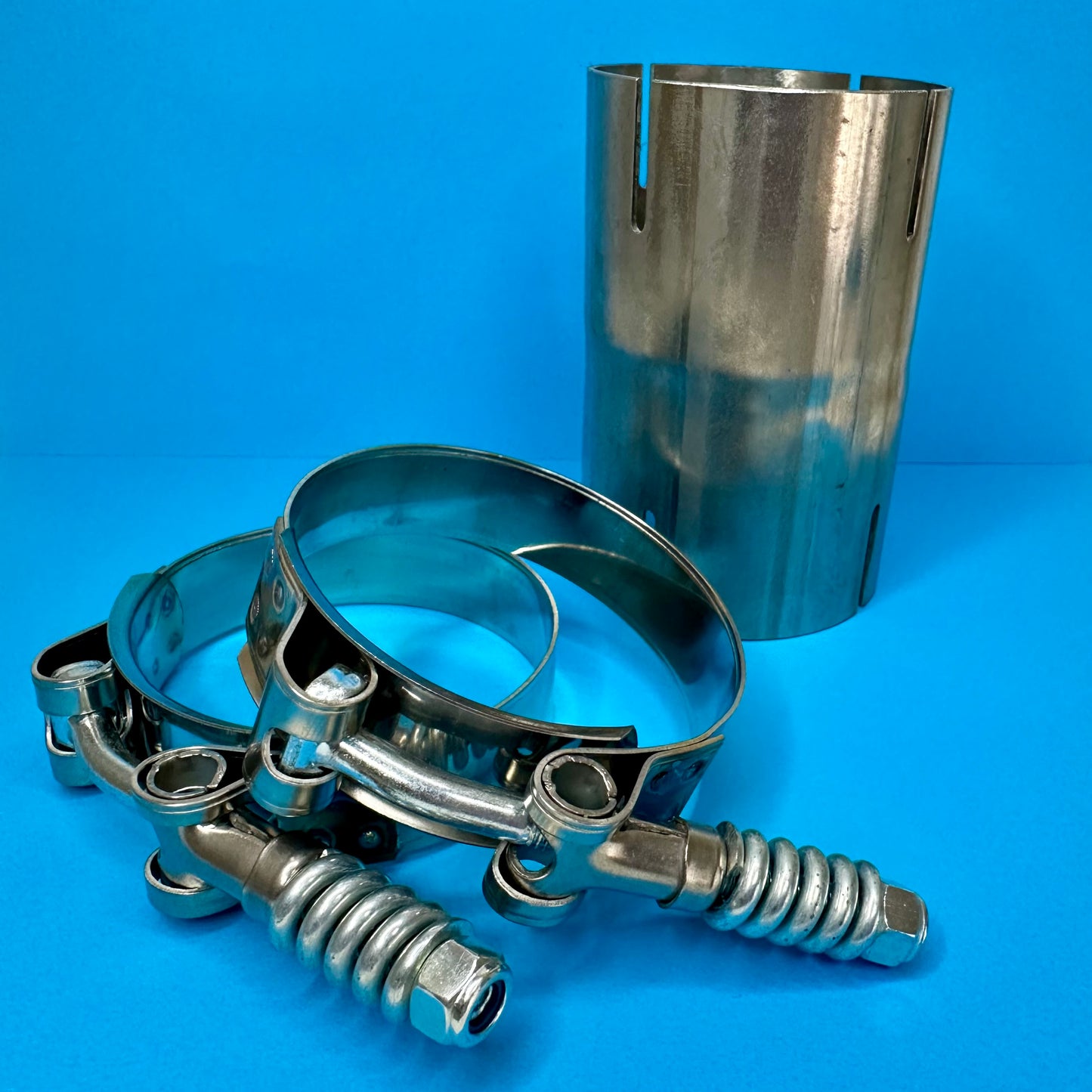 2.5 Inch (63.5 mm) Stainless Steel Clamp-On Exhaust Joiner – Universal Fit Tealka UK