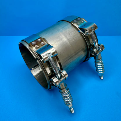 3 Inch (78 mm) Stainless Steel Clamp-On Exhaust Joiner – Universal Fit / Tealka UK