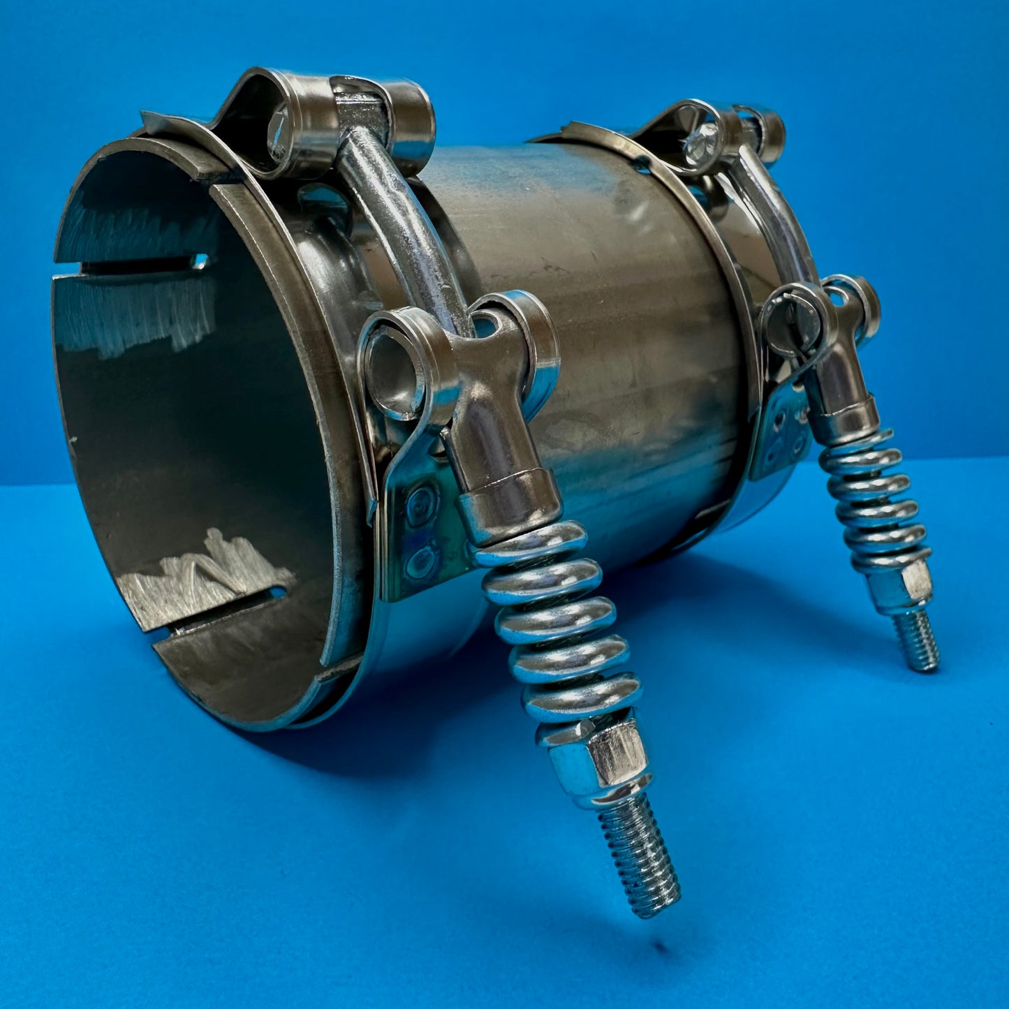 3 Inch (78 mm) Stainless Steel Clamp-On Exhaust Joiner – Universal Fit / Tealka UK