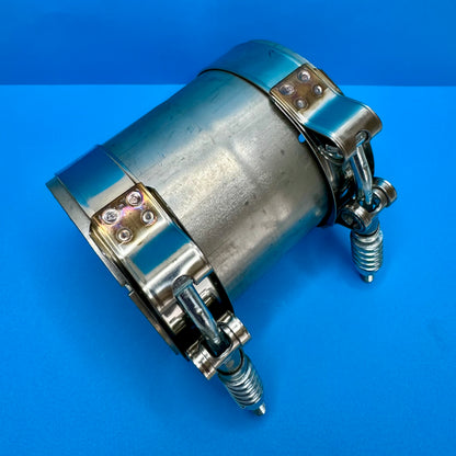 3 Inch (78 mm) Stainless Steel Clamp-On Exhaust Joiner – Universal Fit / Tealka UK